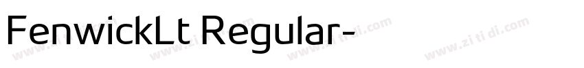 FenwickLt Regular字体转换